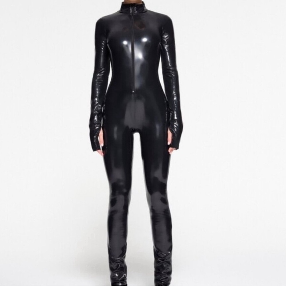 Skims catsuit size medium vinyl